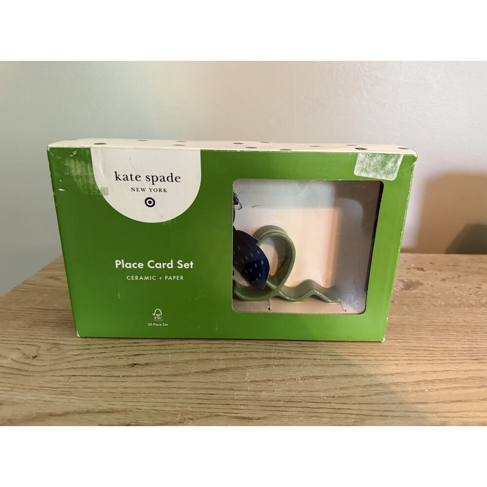 20 Piece Set Place Cards and & Holders - Kate Spade New York X Target